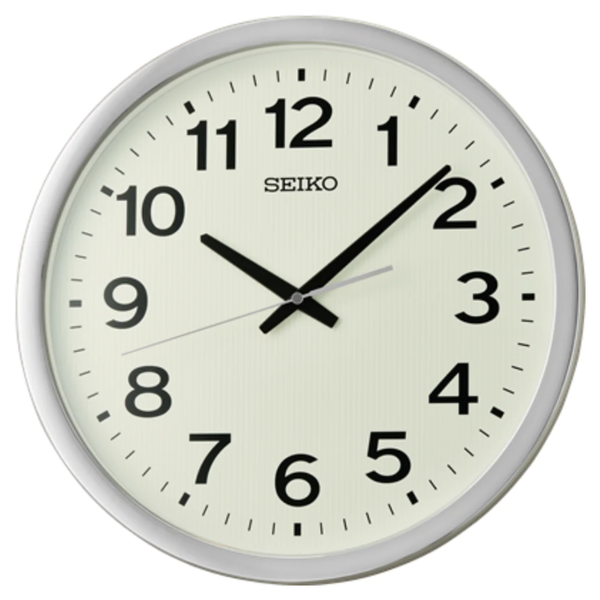 Seiko Clock White Dial Round Wall Clock QXA799S