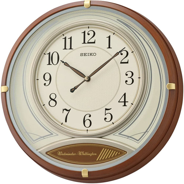 Seiko Clock White Dial Wall Clock QXD215B