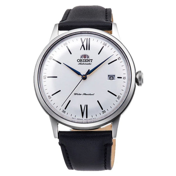 ORIENT RA-AC0022S10B BLACK LEATHER MEN WATCH