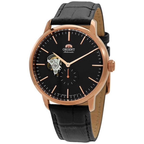 ORIENT RA-AR0103B10B BLACK LEATHER MEN'S WATCH