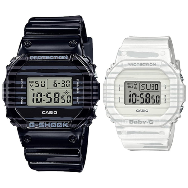 CASIO G-SHOCK & BABY-G SLV-19B-1DR-P COUPLE'S SET