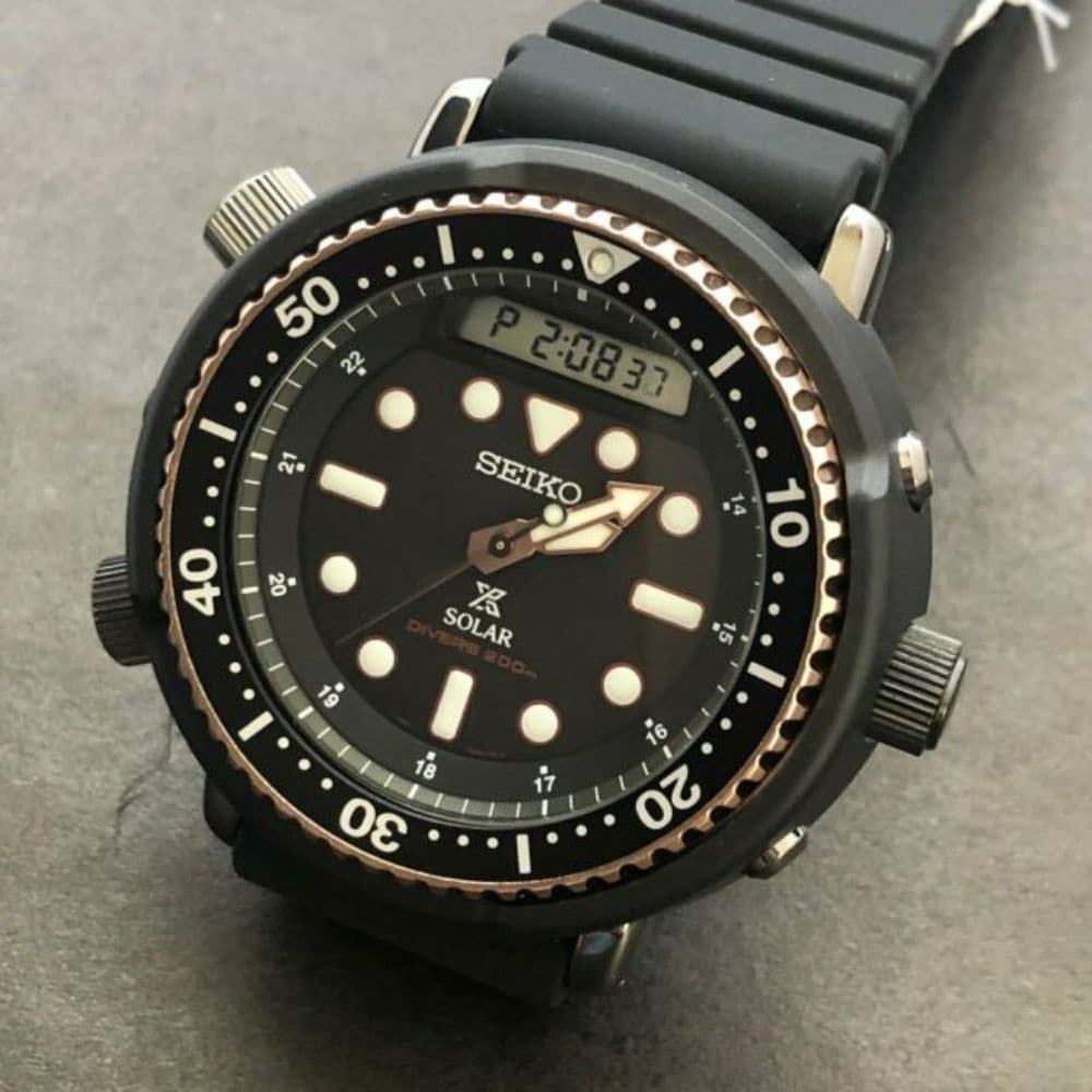 SEIKO PROSPEX SNJ028P1 DIVER SOLAR MEN'S WATCH - H2 Hub Watches