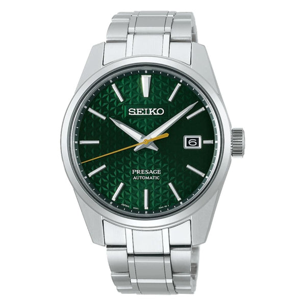 SEIKO PRESAGE AUTOMATIC SPB169J1 SHARP EDGED GREEN DIAL MEN'S WATCH