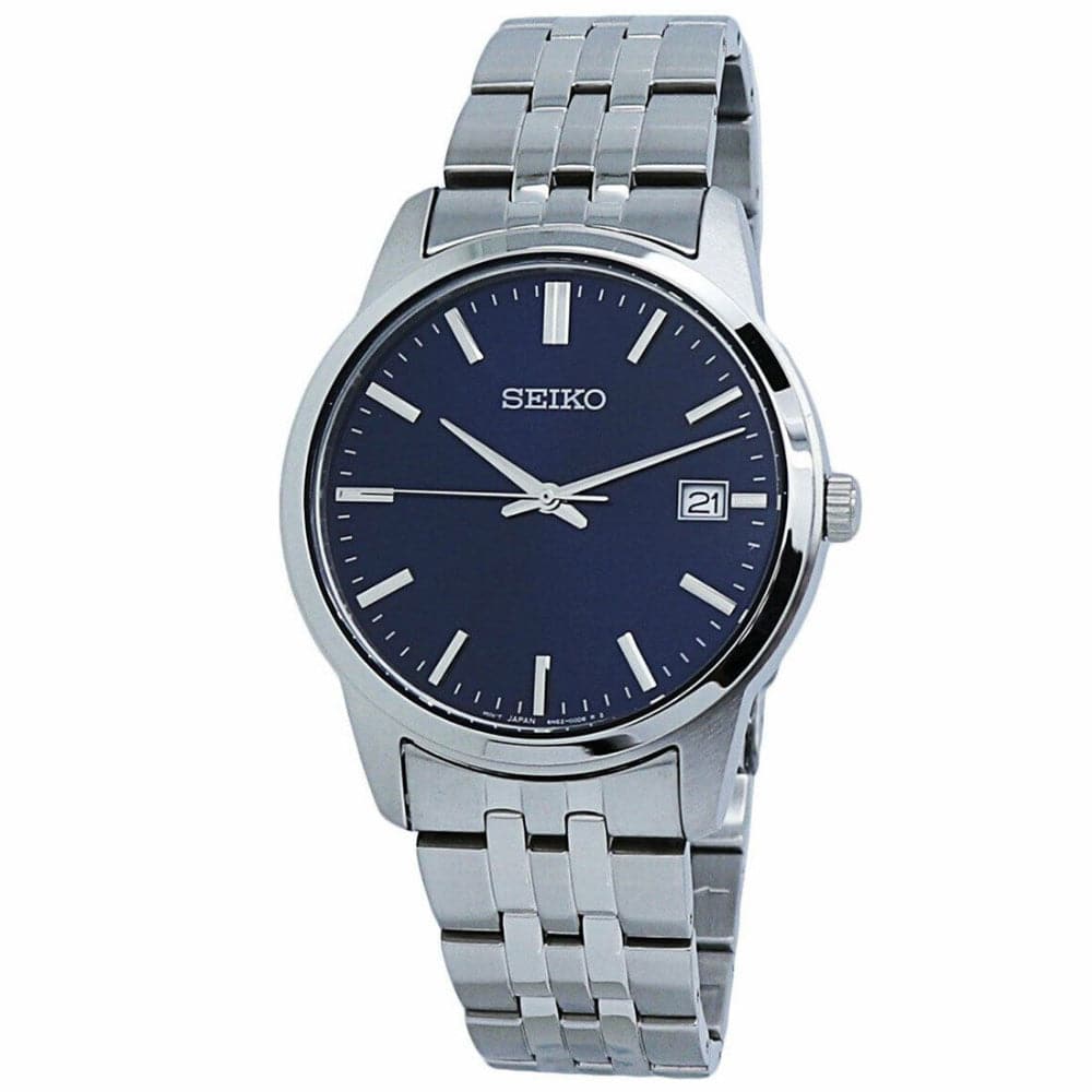 SEIKO SUR399P1 BLUE DIAL STAINLESS STEEL MEN WATCH – H2 Hub