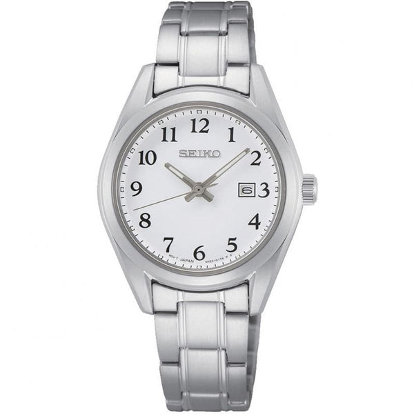 SEIKO GENERAL NEO SUR465P1 CLASSIC SILVER STAINLESS STEEL WOMEN'S WATCH