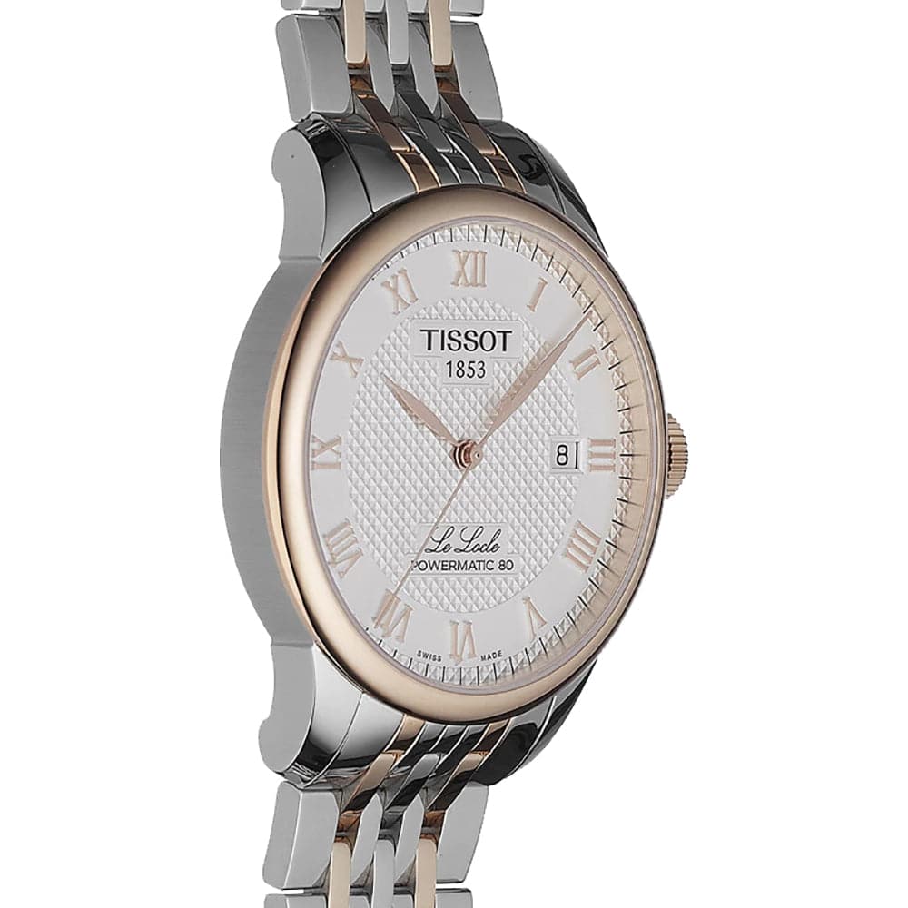 TISSOT T0064072203300 LE LOCLE POWERMATIC 80 MEN S WATCH H2 Hub