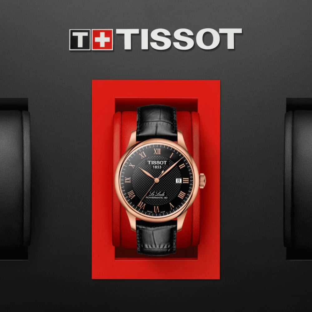 TISSOT T0064073605300 LE LOCLE POWERMATIC 80 MEN'S WATCH - H2 Hub Watches