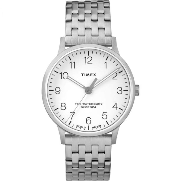 TIMEX TW2R72600 WATERBURY CLASSIS WHITE DIAL LADIES WATCH