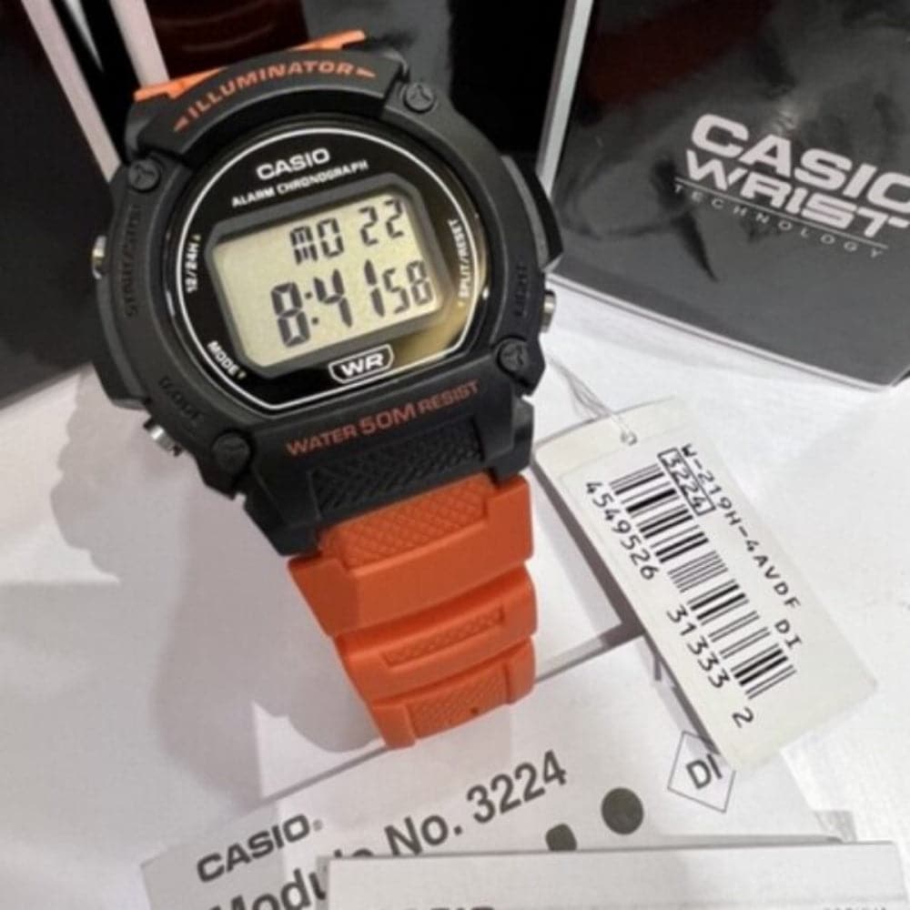 Casio hot sale illuminator orange