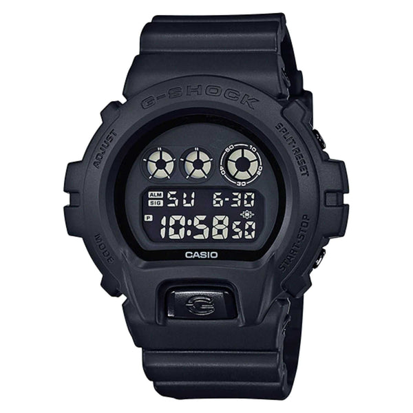 CASIO G-SHOCK DW-6900BB-1DR DIGITAL QUARTZ BLACK RESIN MEN'S WATCH - H2 Hub Watches